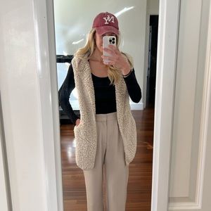 Love Tree Fuzzy Vest